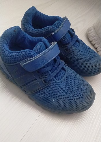 Mavi Erkek Çocuk Spor Ayakkabı Velcro - Görsel 4