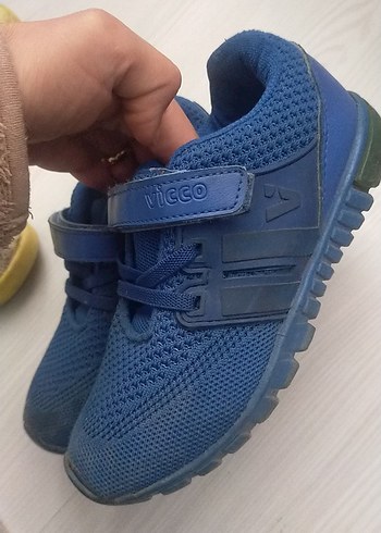 Mavi Erkek Çocuk Spor Ayakkabı Velcro - Görsel 2