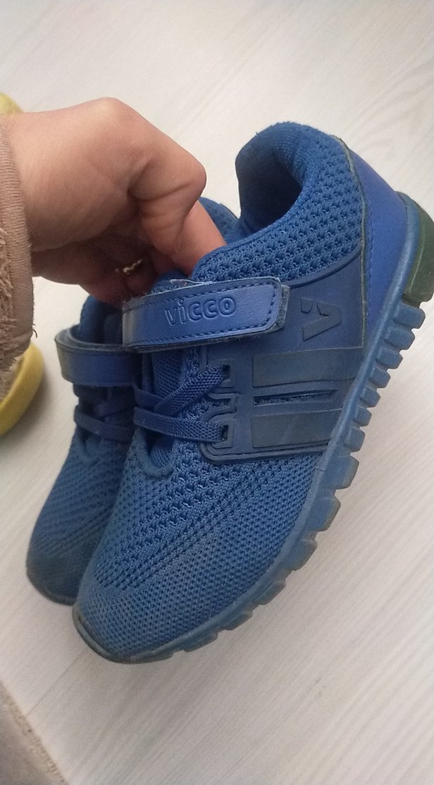 Mavi Erkek Çocuk Spor Ayakkabı Velcro - Görsel 2