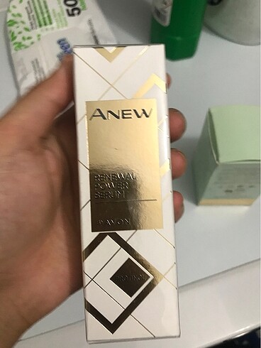 Sıfır açılmamış ürün 7 günde etki anew cilt gençleştiren serum