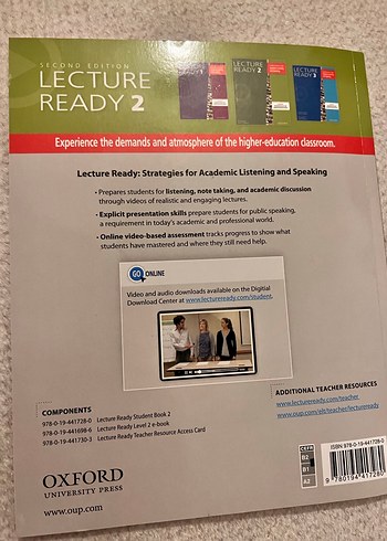 Beden Lecture Ready 2 - Academic Listening ve Speaking Kitabı