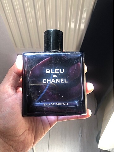 Orjinal bleu de chanel boş parfüm şişesi