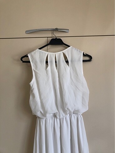 42 Beden beyaz Renk Beyaz elbise