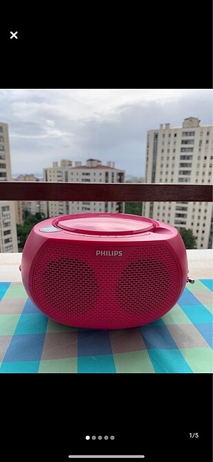 Philips CD Soundmachine AZ100C Pembe