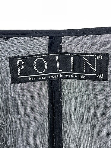 40 Beden siyah Renk Polin Ceket %70 İndirimli.