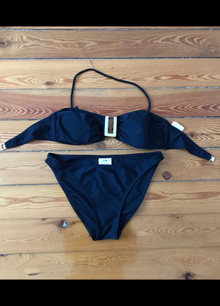 38 Beden Metal detaylı tarz bikini
