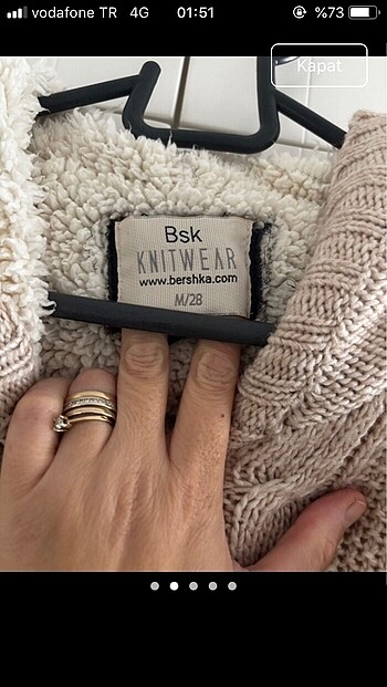 m Beden Berska Hırka temiz sorunsuz
