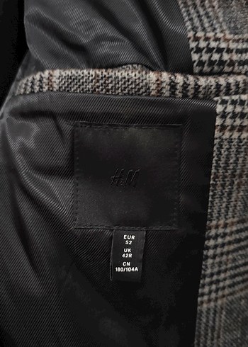 h&m premium kaşe kaban mont - Görsel 3