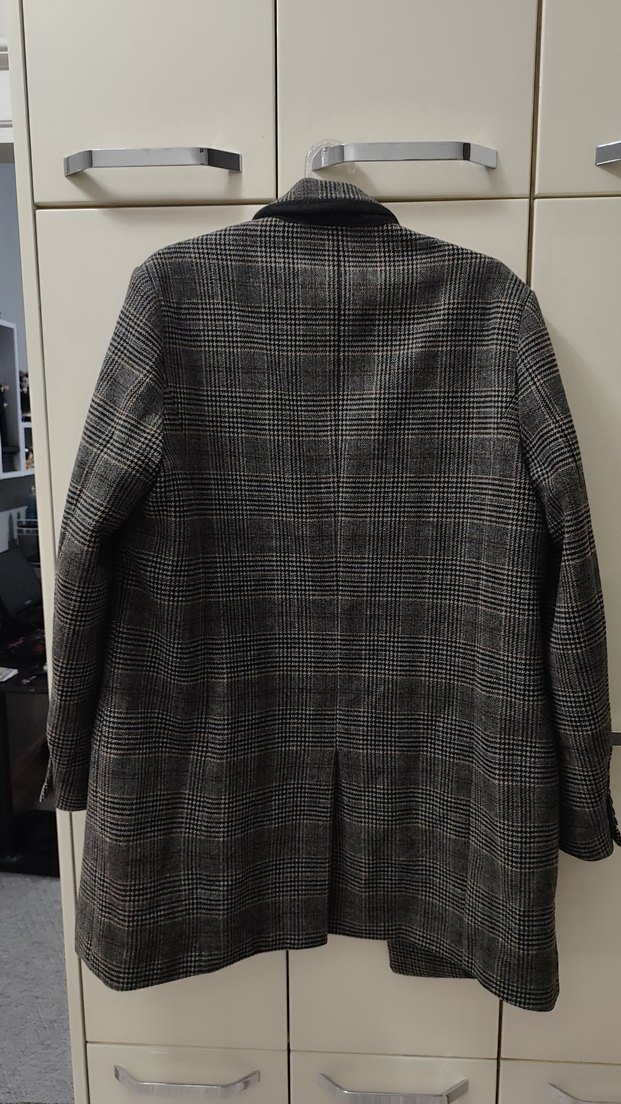 h&m premium kaşe kaban mont - Görsel 4