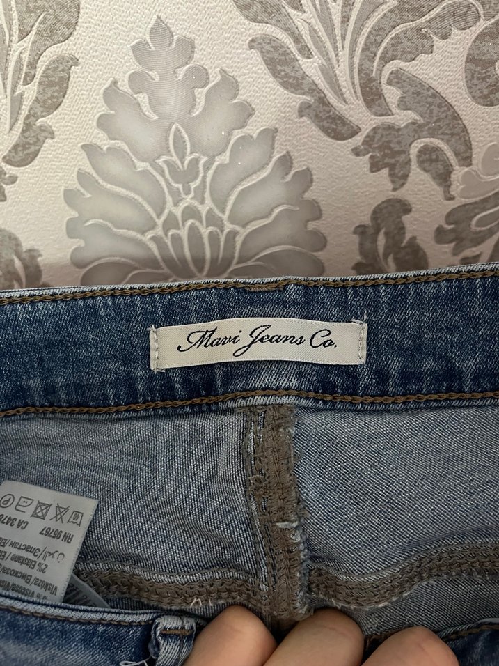 Mavi Dar Kesim Midi Boy Kot Pantolon - Görsel 3