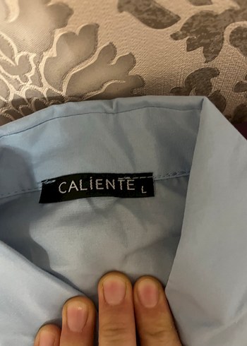 Mavi Kısa Kollu Keten Kadın Gömlek - Görsel 2