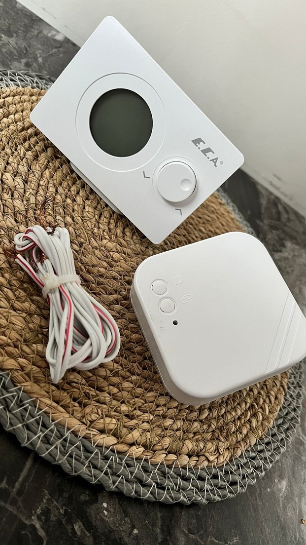 E.C.A Beyaz Dijital Termostat ve Sensör Seti - Görsel 2