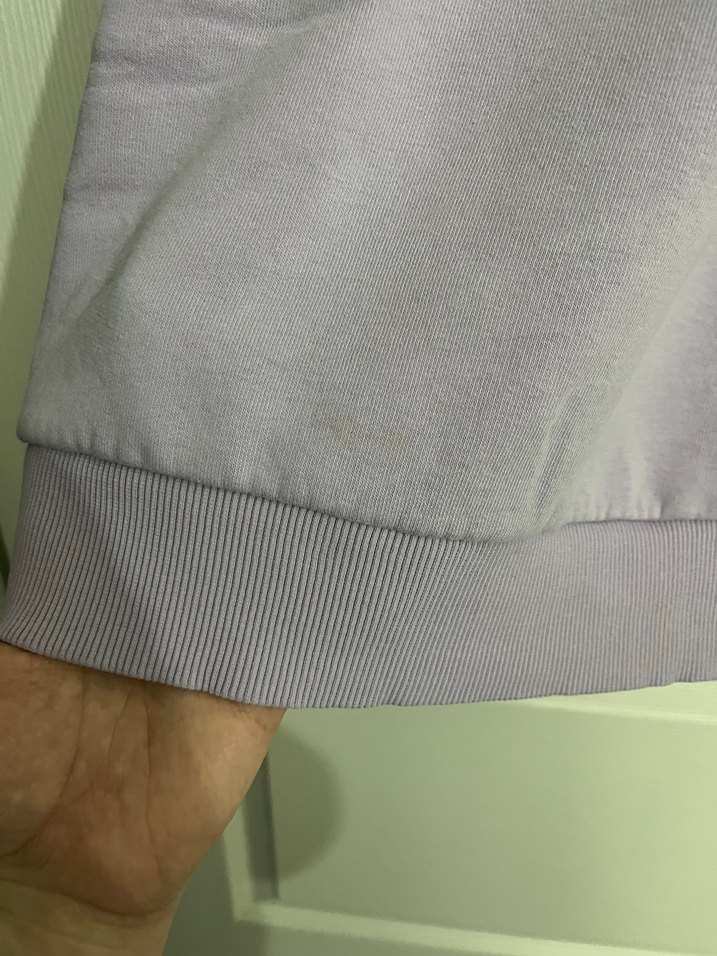 Kadın Mor Yarım Fermuarlı Sweatshirt - Görsel 3