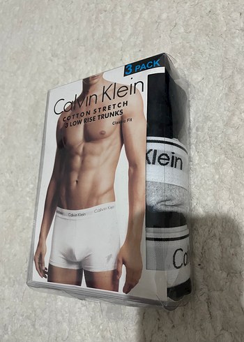 Calvin Klein Erkek 3'lü Pamuklu Boxer