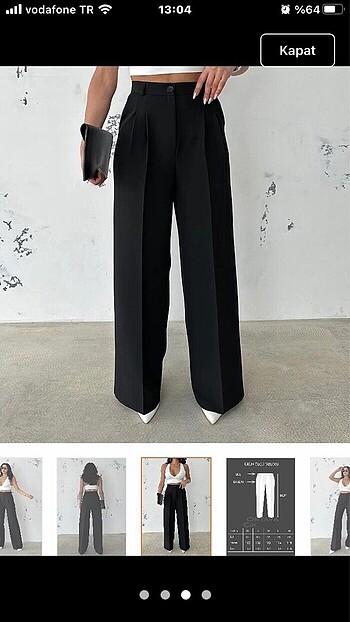 Zara Palazzo pantolon
