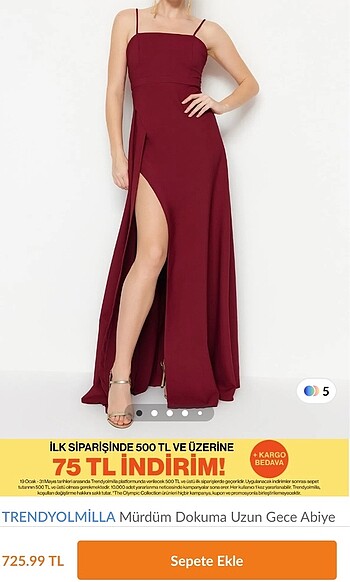 Trendyol & Milla Mürdüm Elbise