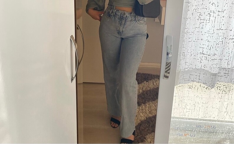 trendyolmilla bol paça jean