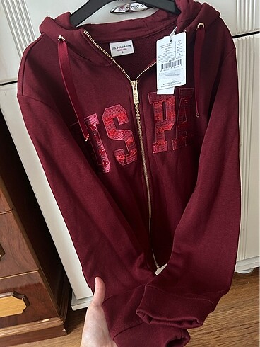 s Beden bordo Renk U.S. Polo sweatshirt