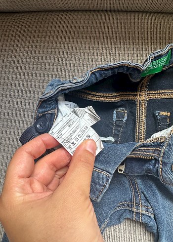 Benetton Erkek Çocuk Mavi Denim Pantolon - Görsel 2