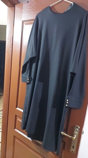 siyah uzun tunik