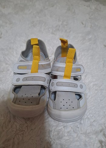 Beyaz Erkek Bebek İlk Adım Ayakkabısı Velcro - Görsel 7