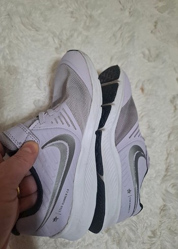 Kız Çocuk Mor Sneaker Velcro Bantlı - Görsel 7
