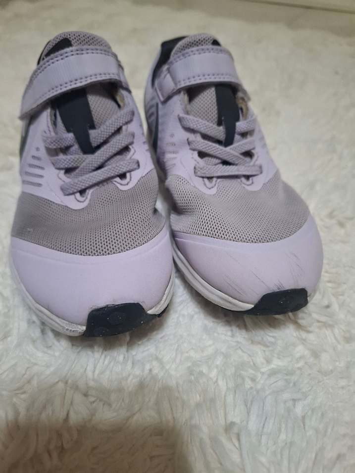 Kız Çocuk Mor Sneaker Velcro Bantlı - Görsel 5