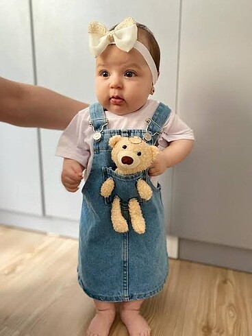 Kız bebek salopet tulum