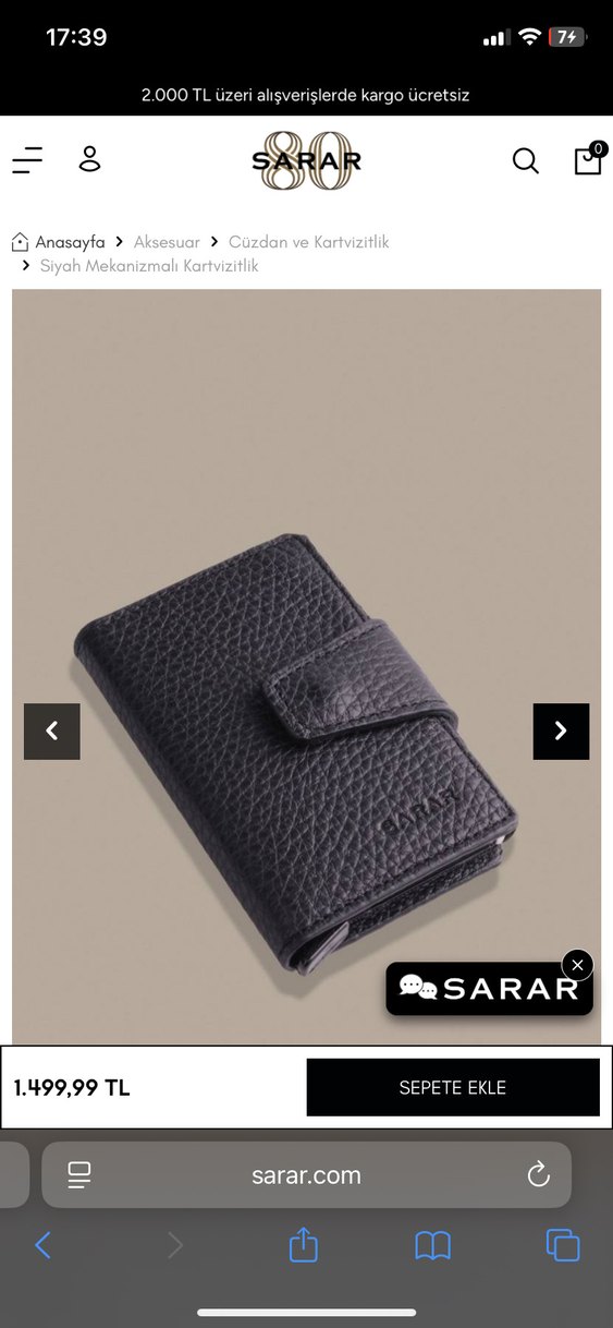 Siyah Erkek Cüzdanı - Görsel 2