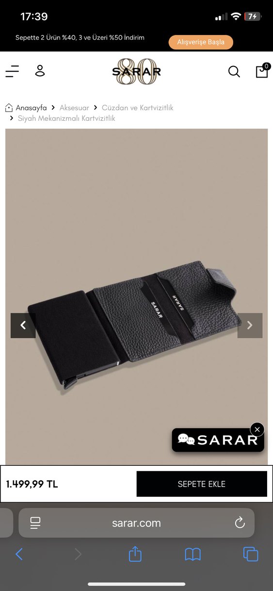 Siyah Erkek Cüzdanı - Görsel 4