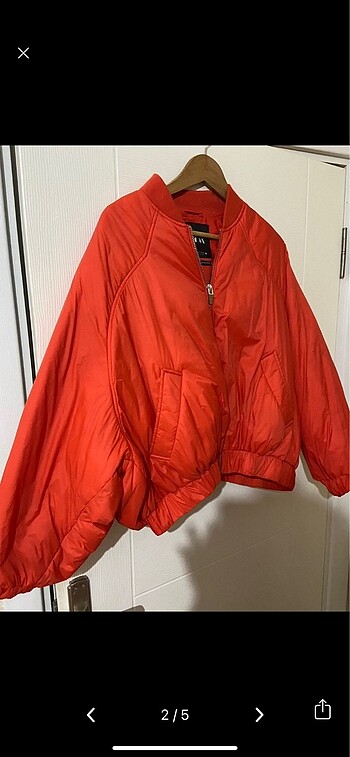 Zara Zara Puffer Bomber Ceket