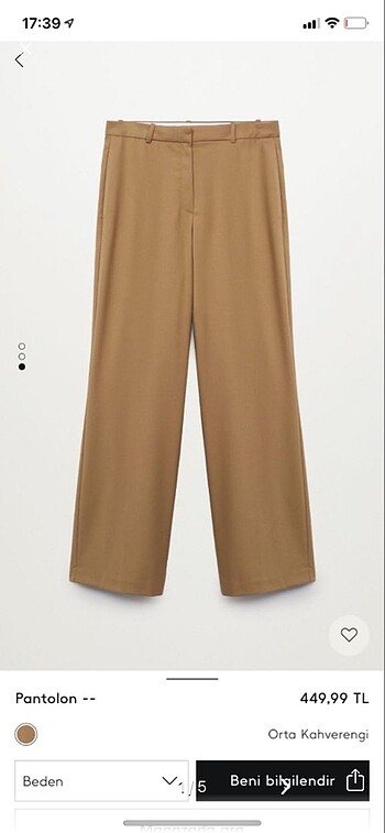 Mango xs pantolon