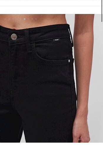 m Beden siyah Renk Mom Jean