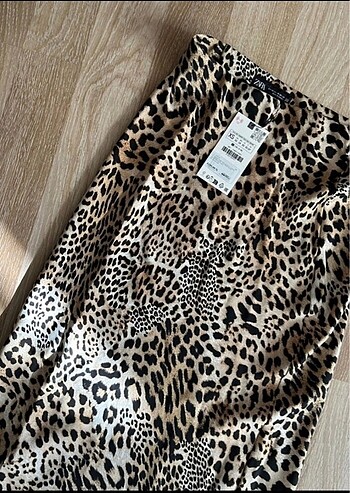 Zara leopar etek