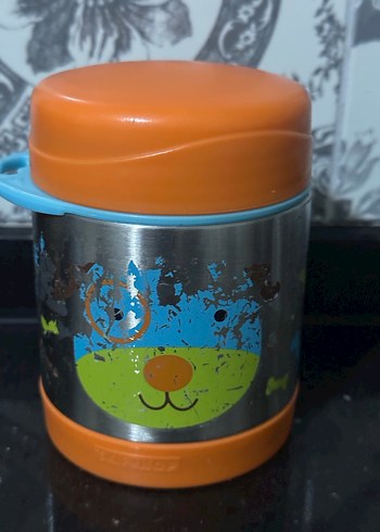 Skip hop Renkli Turuncu Çocuk Termosu - Görsel 3