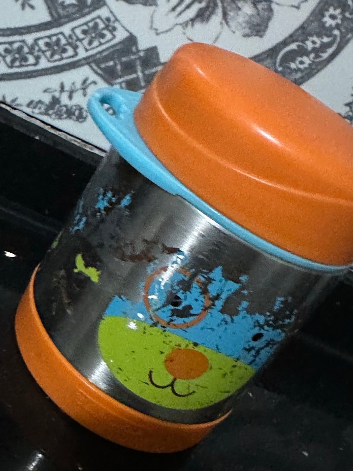 Skip hop Renkli Turuncu Çocuk Termosu - Görsel 2