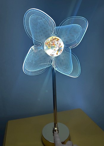 Şeffaf Masa Lambası - Görsel 5