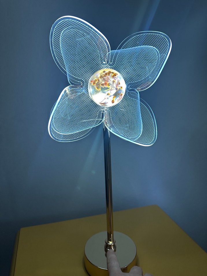 Şeffaf Masa Lambası - Görsel 5