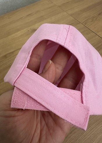 Pembe Parlak Simli Çocuk Şapkası - Görsel 3