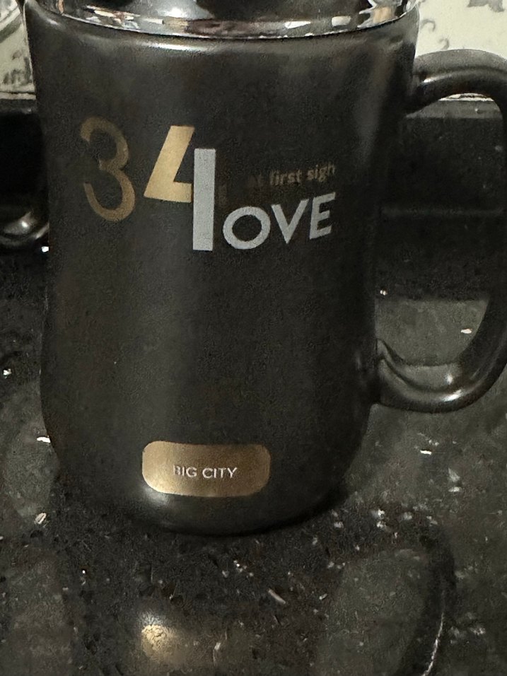 Karaca Siyah Kapaklı 34 Love Termos Kupa - Görsel 2
