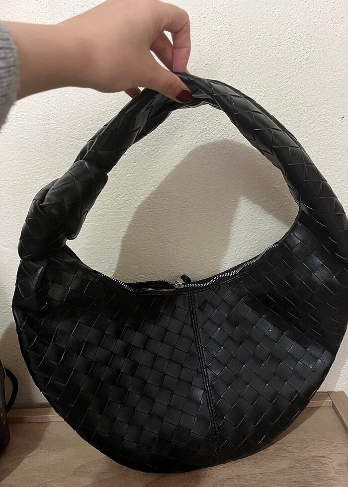 Örgülü model çanta - Görsel 3