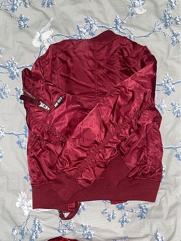 s Beden bordo Renk BERSHKA BOMBER CEKET