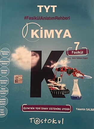 Tyt Kimya Fasikül anlatım rehberi test okul
