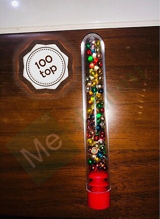 100 Adet Karışık Meyve Aromalı Mentol Topu