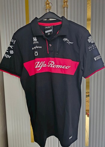 Alfa Romeo Siyah Erkek Polo Tişört - Görsel 6