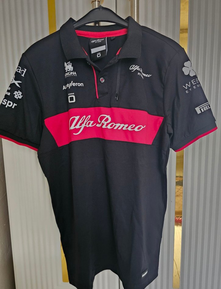 Alfa Romeo Siyah Erkek Polo Tişört - Görsel 2