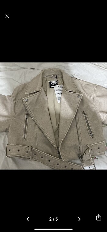 Zara crop çeket