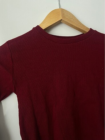 Zara Bordo triko bluz