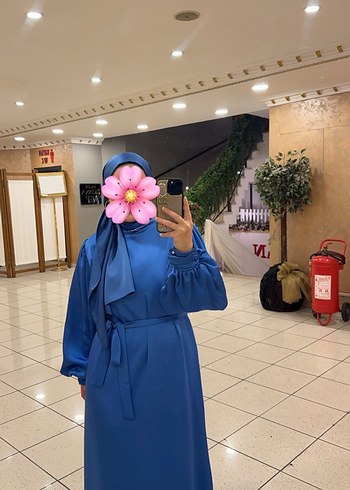 Ahel Tasarım Saten Abiye Elbise