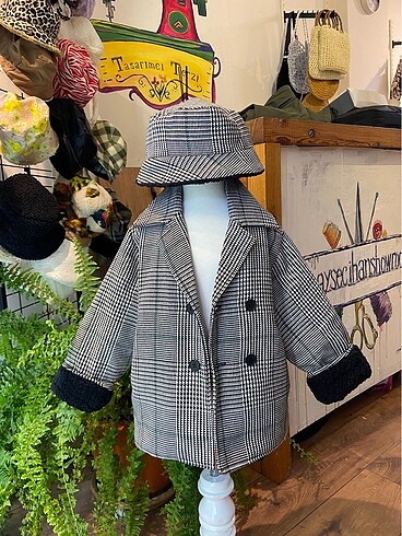 Kazayağı çocuk kaban şapka - Görsel 4